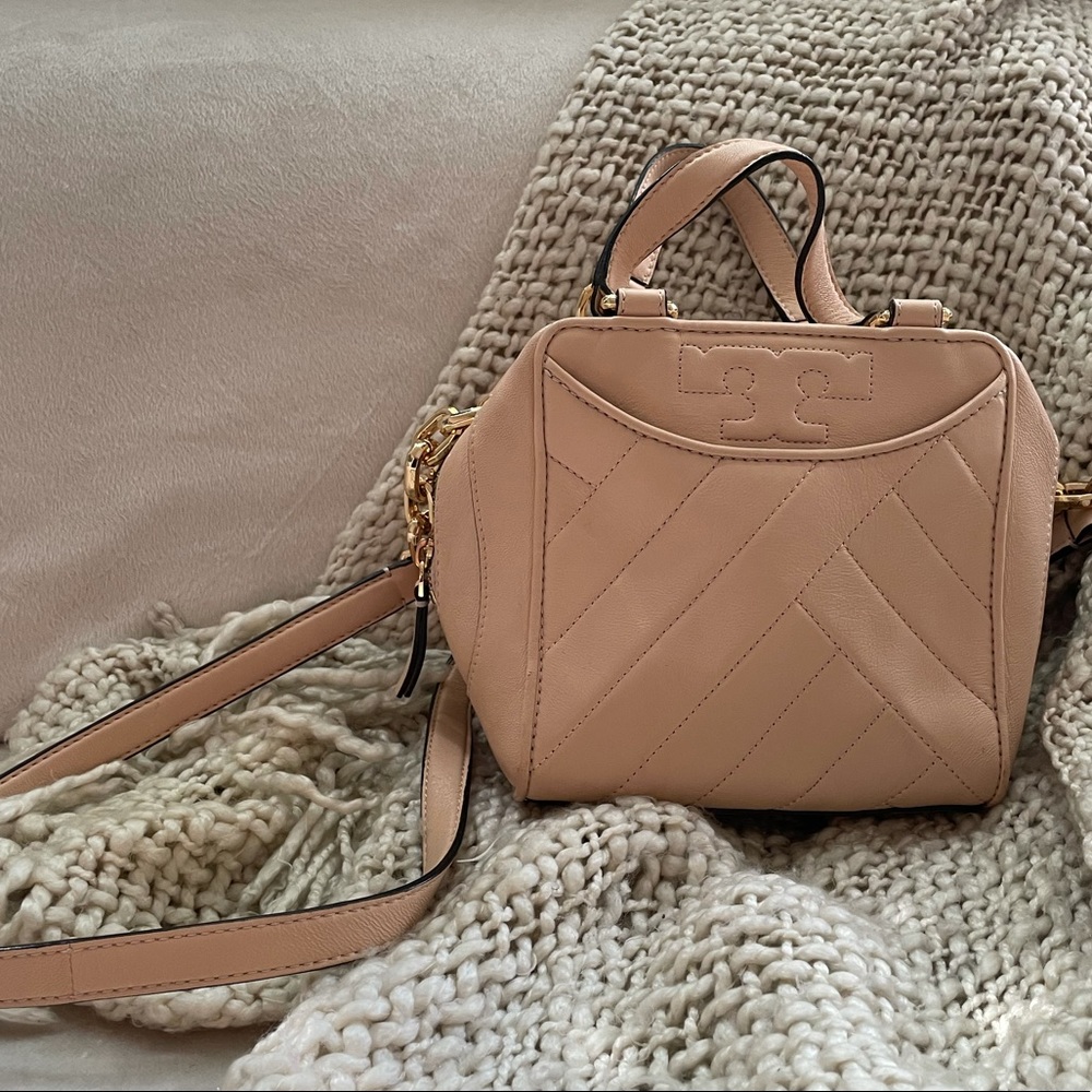 Tory Burch Quilted Mini Satchel Crossbody